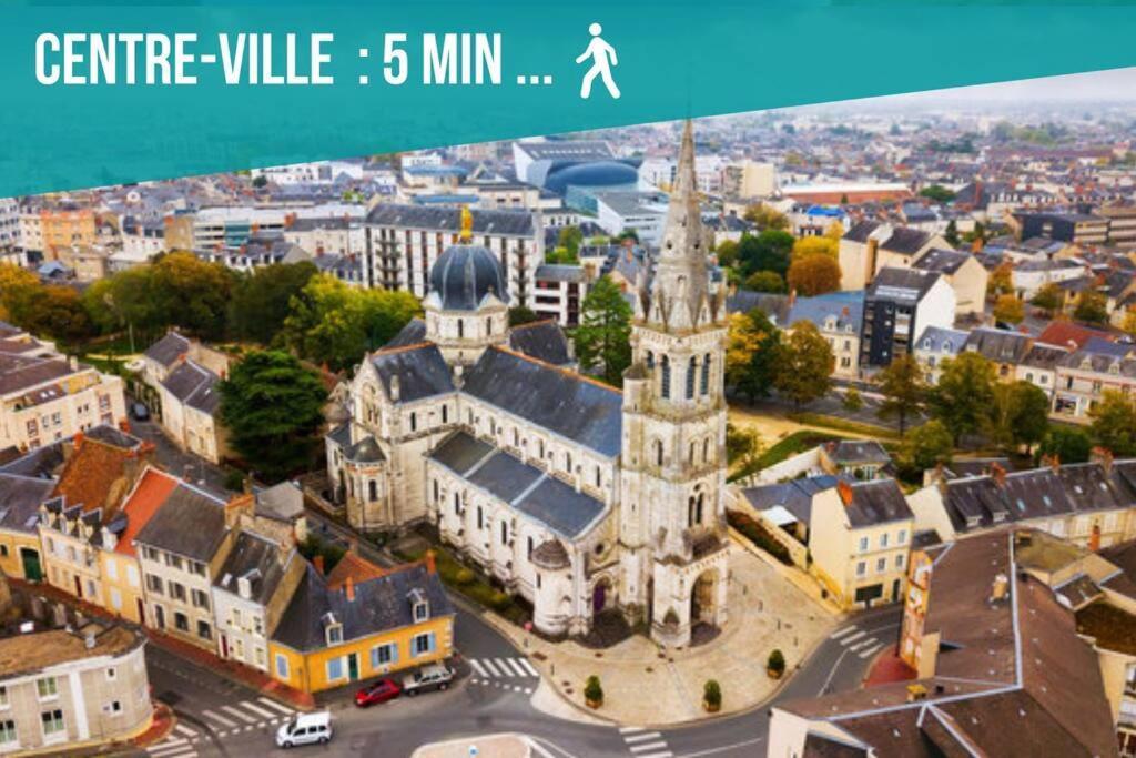 Le Petit Faubourg • Fibre • Proche Centre-Ville Châteauroux Esterno foto